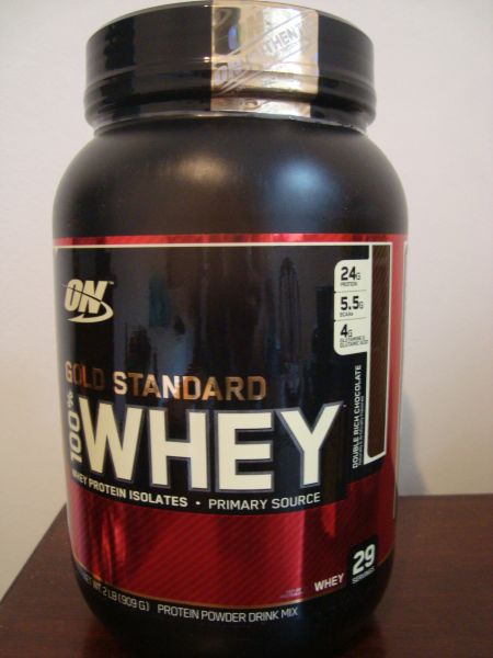 100% Whey Gold Standard 2lbs Morango - Optimum Nutrition