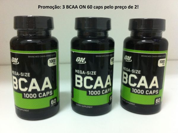 Promoção BCAA 1000 ON 60 caps- Leve 3 e Pague 2